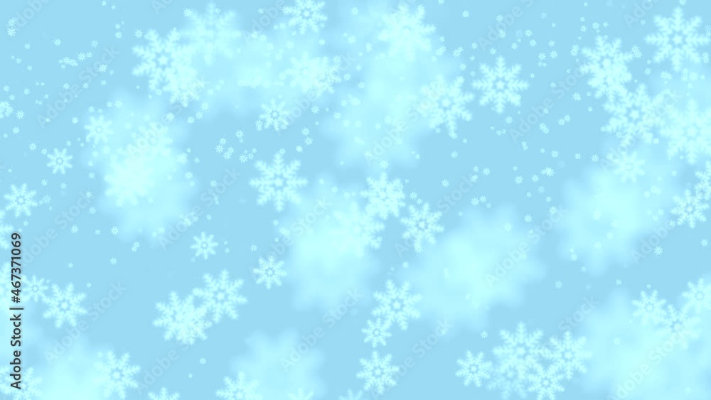 christmas background with snowflakes