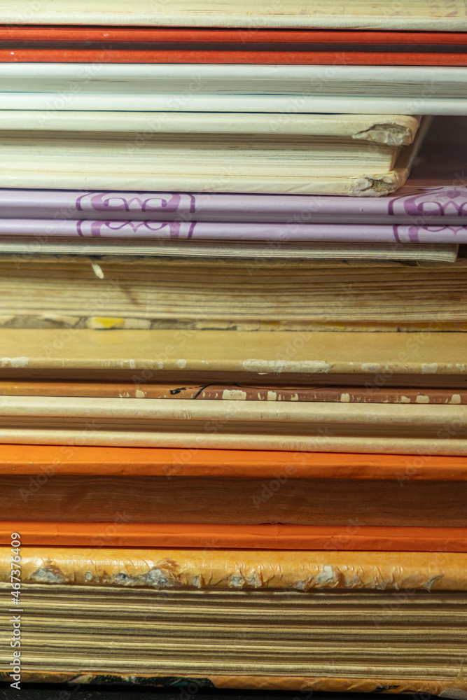 Lot of books for children, worn out from use Lot of books for children, worn out from use