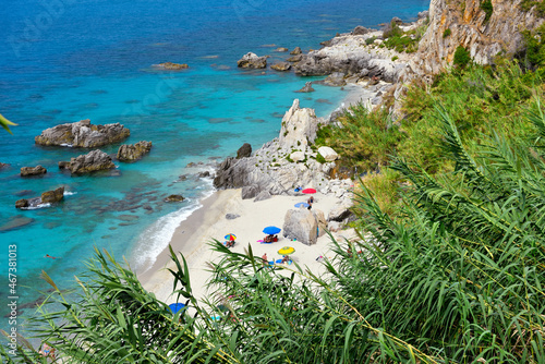 Michelino beach Tropea Calabrian coast Italy photo