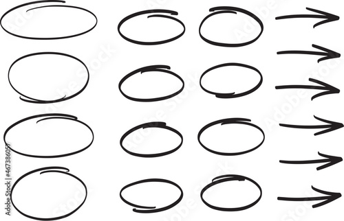 Simple Marker Circles & Arrows