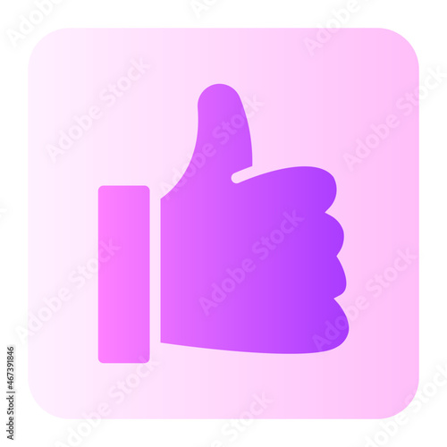 Thumb Up gradient icon