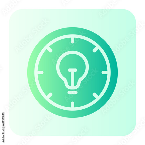 time idea gradient icon