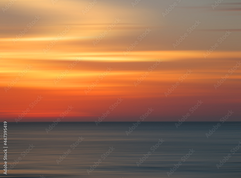 sunset over the sea sunset over the sea