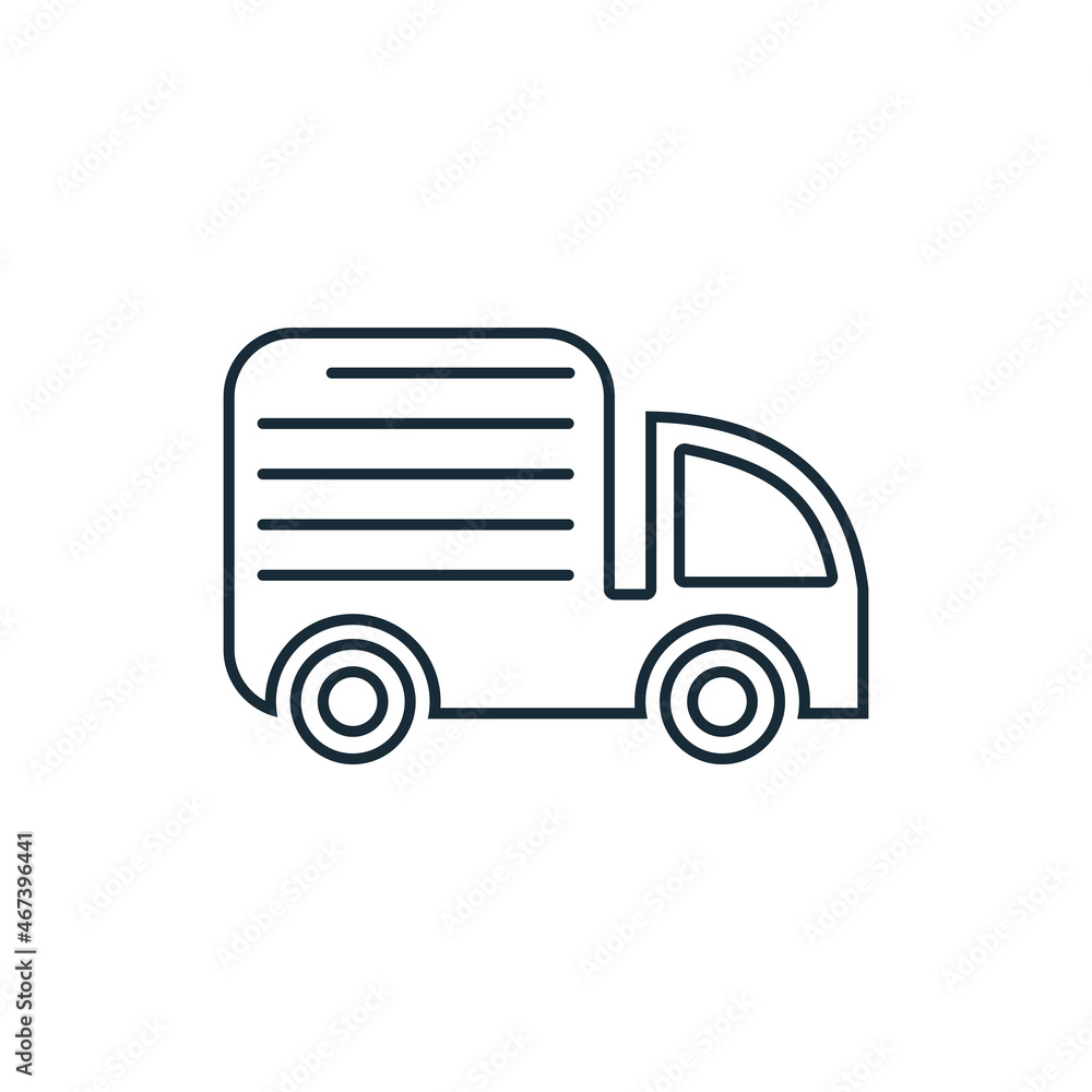 Trucking Service, Delivery Services Icon Design Template Elements Trucking Service, Delivery Services Icon Design Template Elements