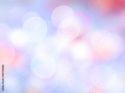 Blue violet blurred background,abstract colorful bokeh. Glowing backdrop. Winter texture.