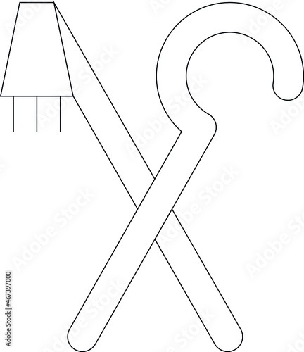 culture and communities icon                scepter  and ritual