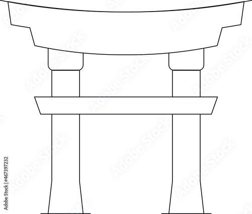 culture and communities icon                torii  and gate