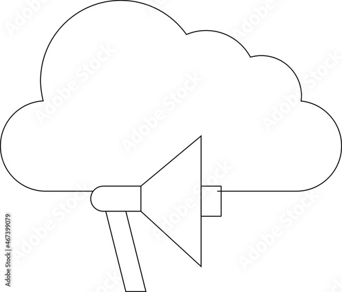 cloud service icon               database  and network