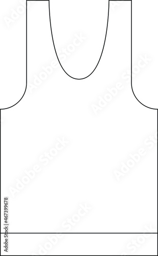 clothes icon               sleeveless shirt and Sleeveless