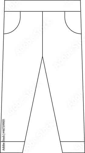 clothes icon               pant and trousers