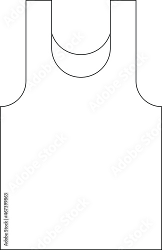 clothes icon               sleeveless shirt and Sleeveless