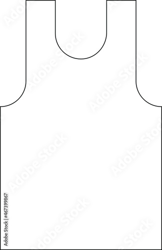 clothes icon               sleeveless shirt and Sleeveless