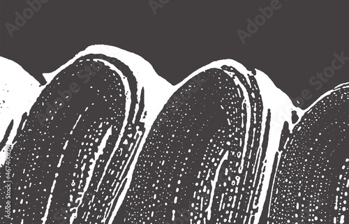 Grunge texture. Distress black grey rough trace. A