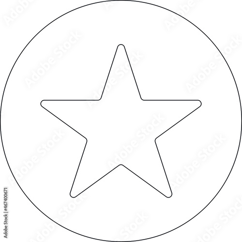 email icon               star  and favorite