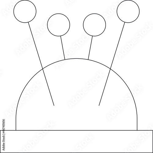craft icon               pincushion and tool