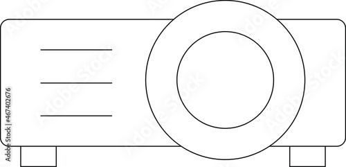 computer technology icon               projector  and multimedia