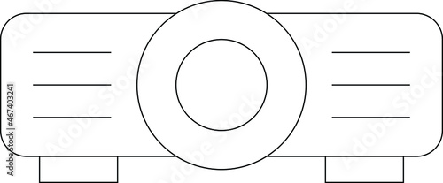 computer hardware icon               projector and projection