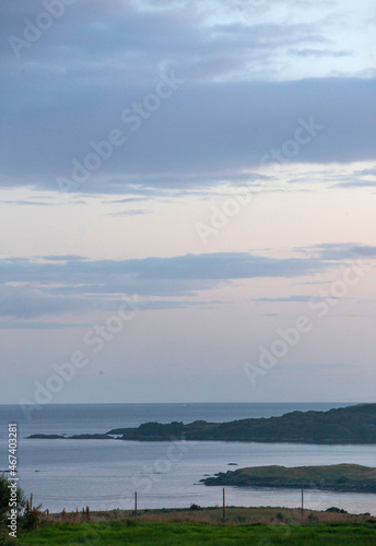Westcoast Ireland. Coast and ocean, Evening © A