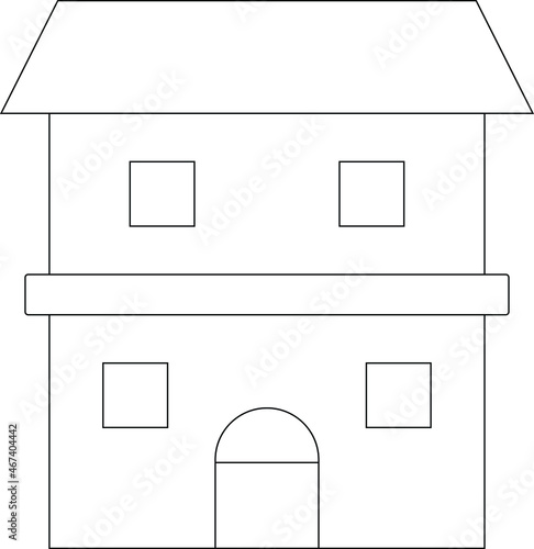 buildings and places icon            house and construction
