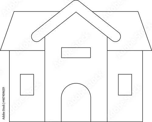 buildings and places icon            house and home