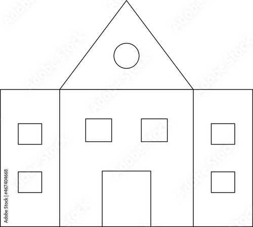 buildings and places icon            school and college