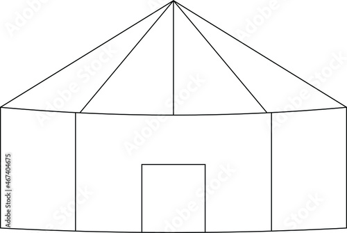 buildings and places icon            circus tent and circus