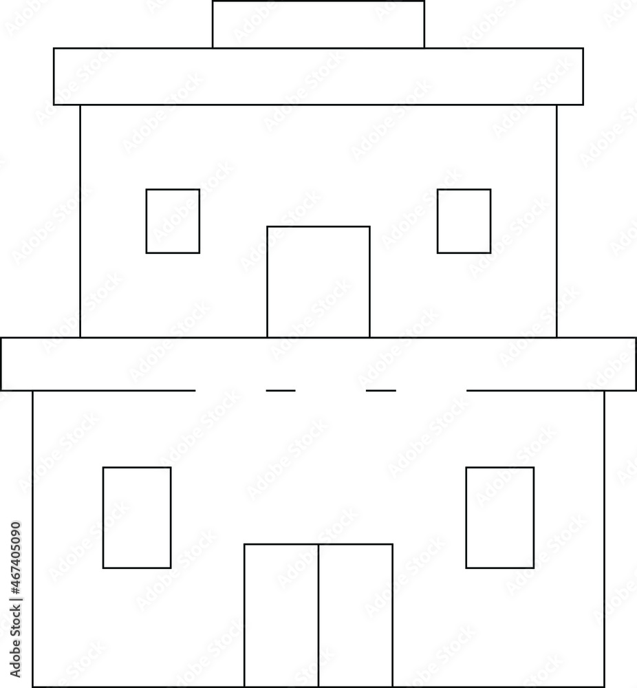 building place icon house and home building place icon house and home