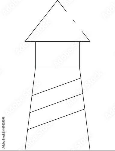 building place icon            tower and light house