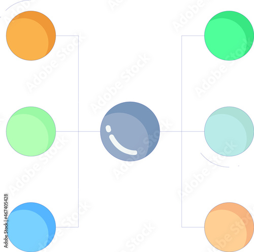 big data icon           hierarchy and structure