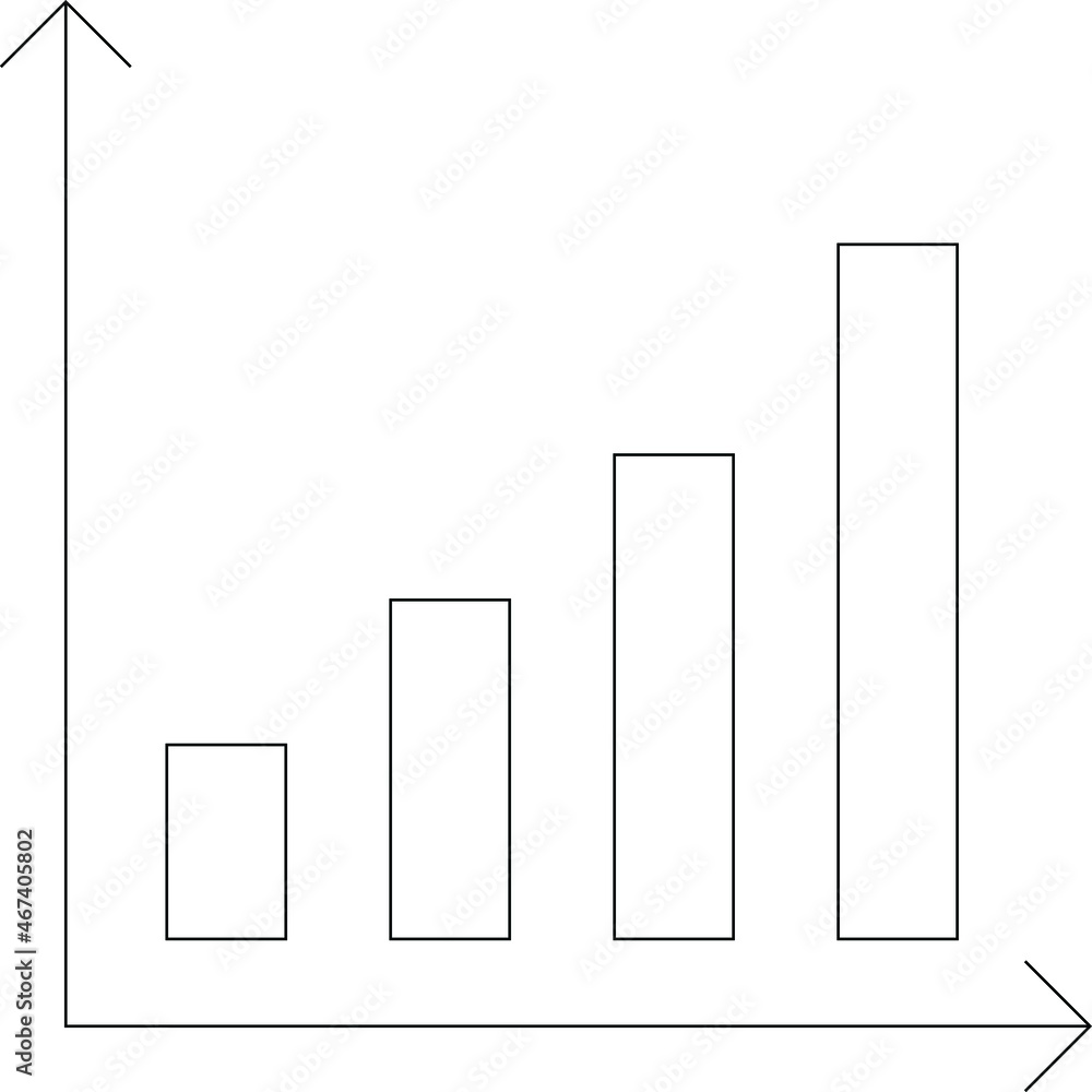 big data icon bar chart and growth big data icon bar chart and growth