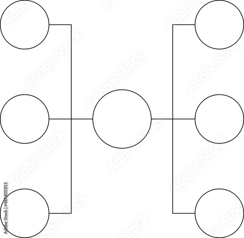 big data icon         hierarchy and structure