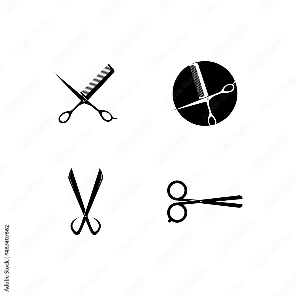 Scissors icon vector illustration.