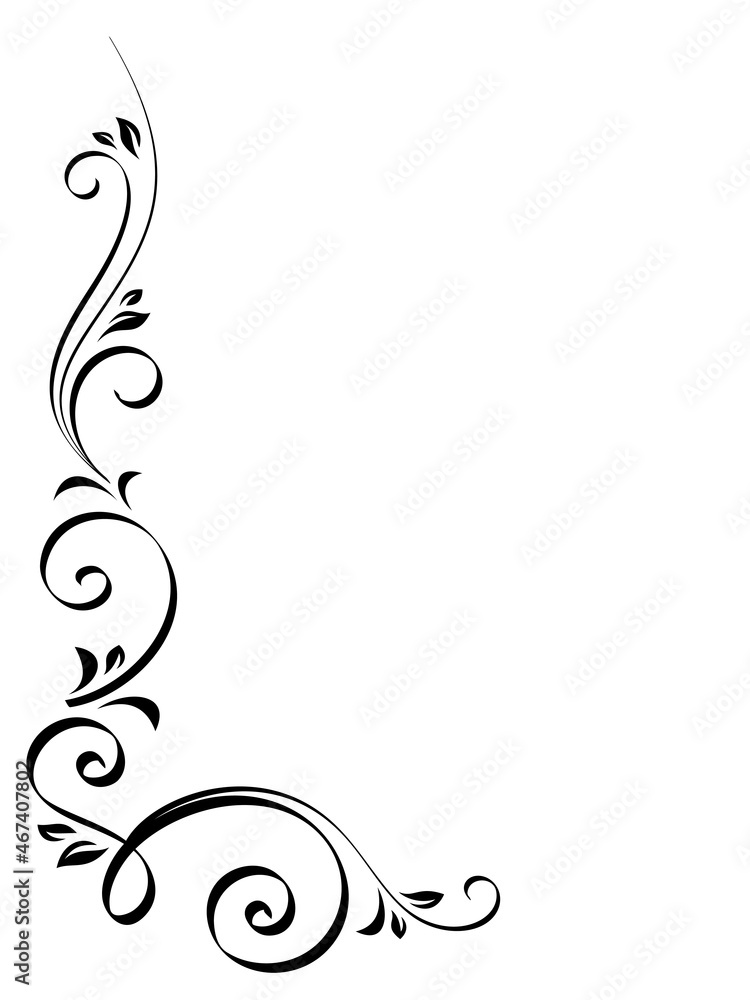 Fototapeta premium Design element (swirls)-16