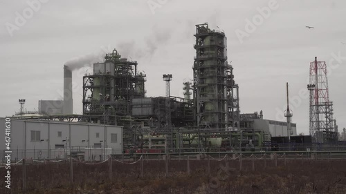 Oil refinery plant in Rotterdam