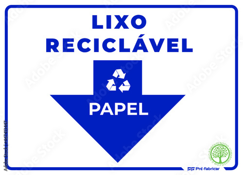 PLACAS, PÁTIO, LIXO, ORGÂNICO, PAPEL, VIDRO, PLASTICO