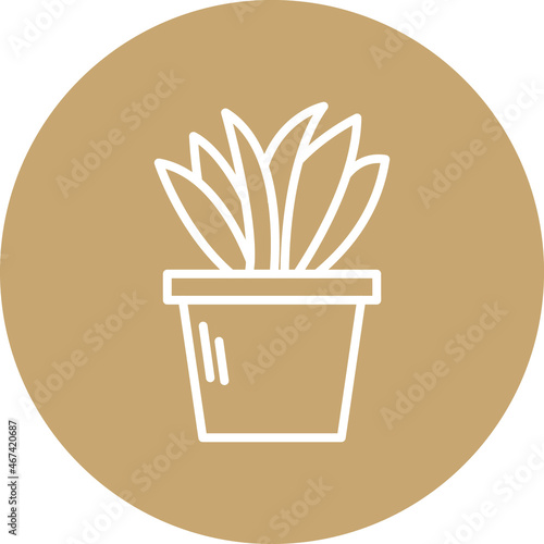 plant pot Vector Icon That Can Easily Modified Or Edit

