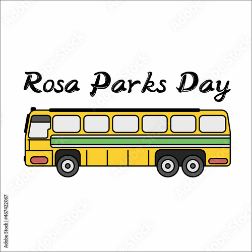 Rosa Parks Day Yellow Buss