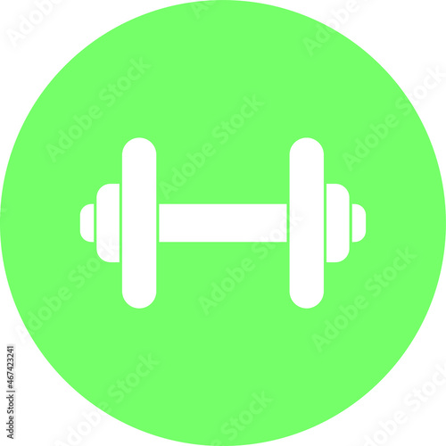 Dumbell Vector Icon That Can Easily Modified Or Edit

