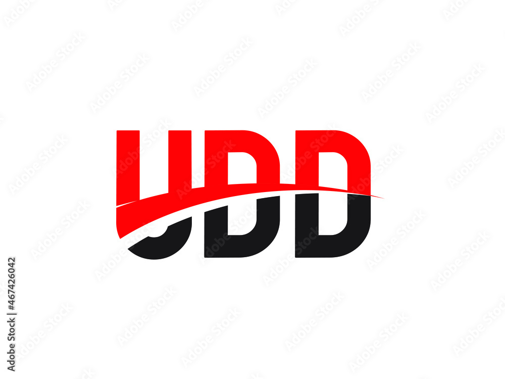 UDD Letter Initial Logo Design Vector Illustration UDD Letter Initial Logo Design Vector Illustration