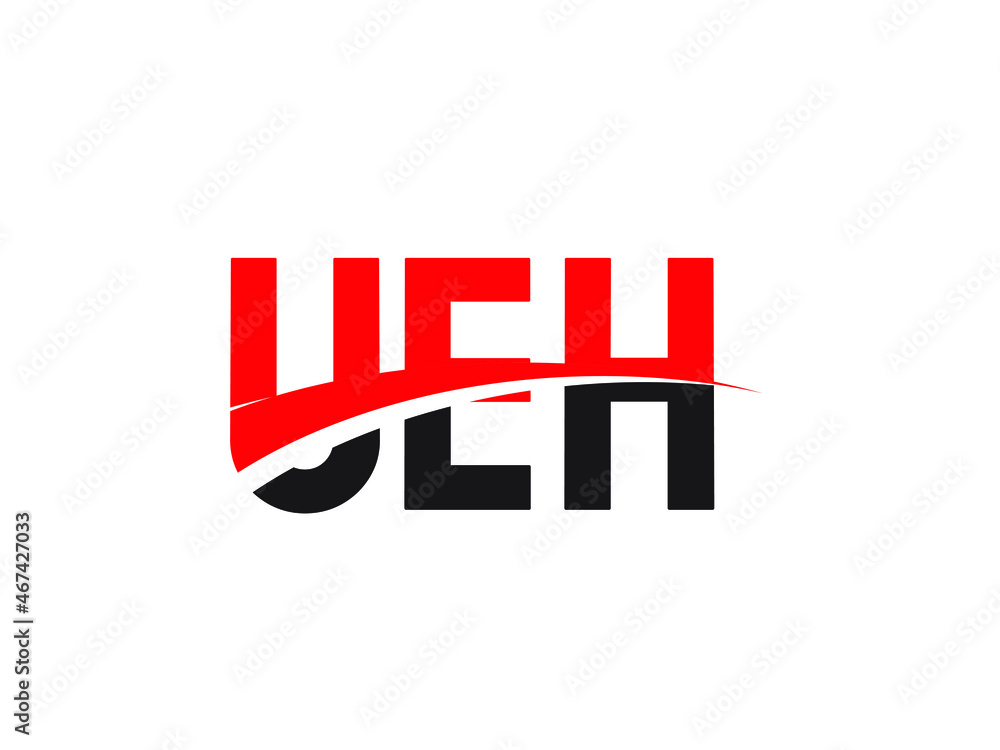 UEH Letter Initial Logo Design Vector Illustration UEH Letter Initial Logo Design Vector Illustration