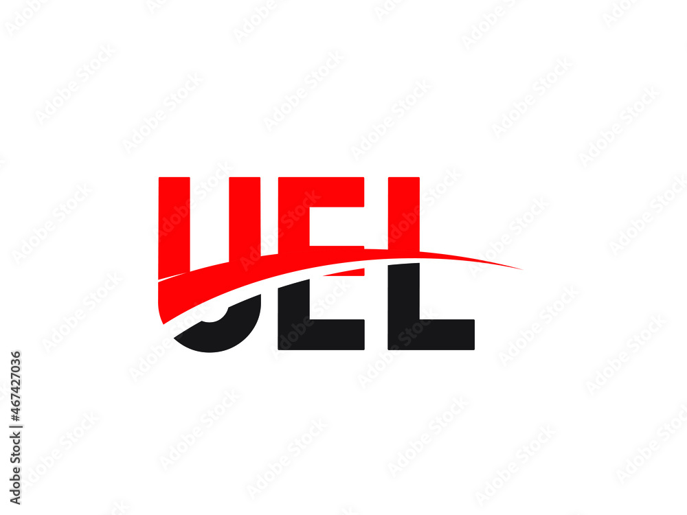 UEL Letter Initial Logo Design Vector Illustration UEL Letter Initial Logo Design Vector Illustration