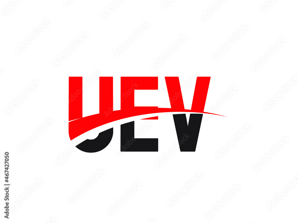 UEV Letter Initial Logo Design Vector Illustration UEV Letter Initial Logo Design Vector Illustration