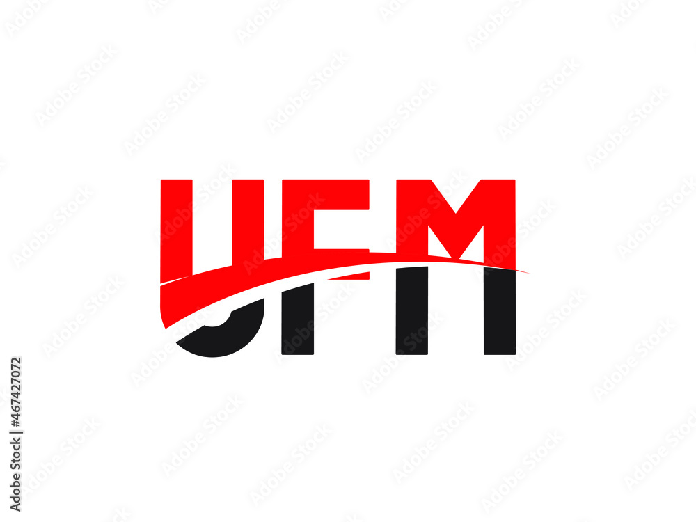 UFM Letter Initial Logo Design Vector Illustration UFM Letter Initial Logo Design Vector Illustration