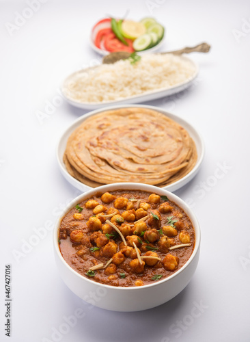 Choley, Chana curry or chickpea masala