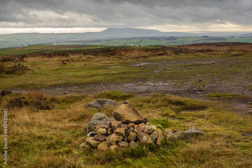 Pendle Hill from Long Preston