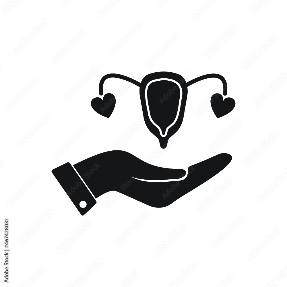 Sexual and reproductive rights black glyph icon Sexual and reproductive rights black glyph icon
