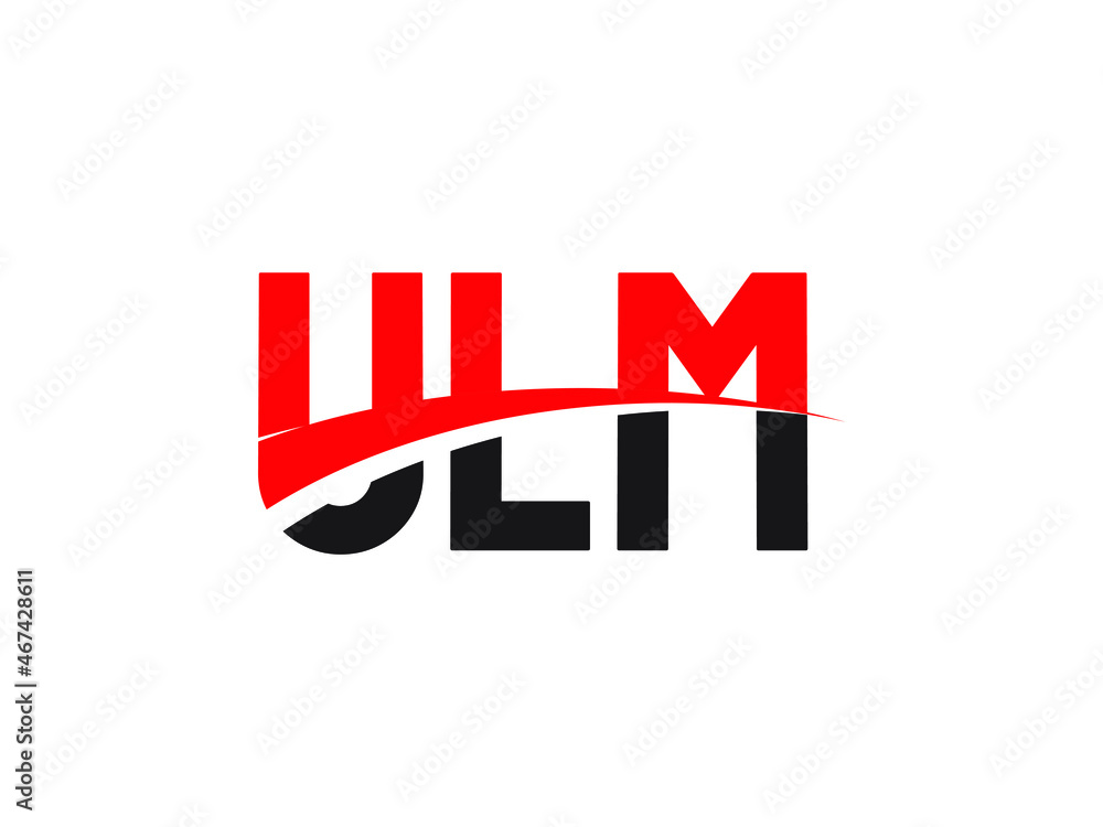Obraz premium ULM Letter Initial Logo Design Vector Illustration