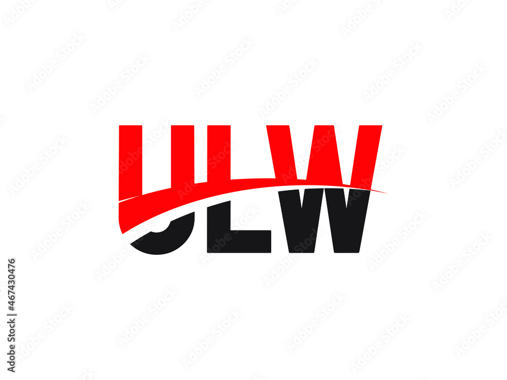 ULW Letter Initial Logo Design Vector Illustration ULW Letter Initial Logo Design Vector Illustration