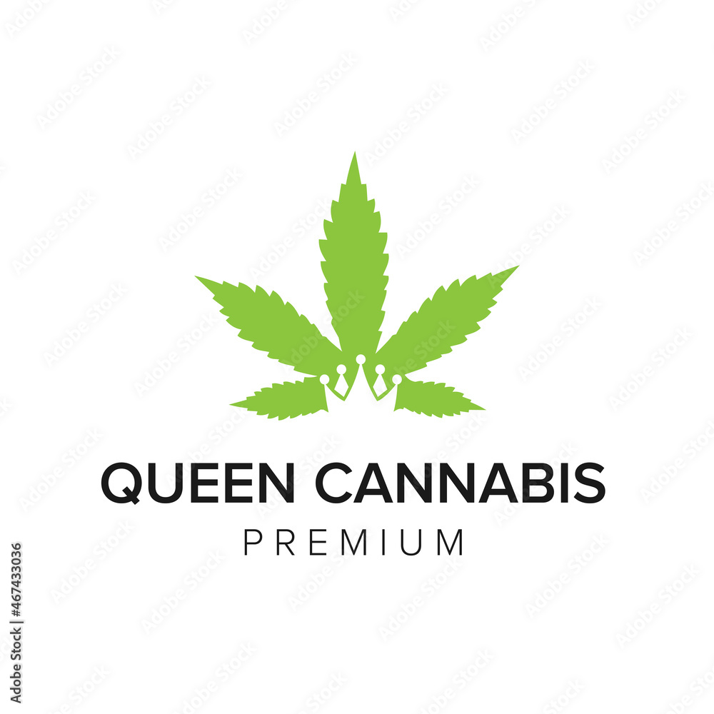 queen cannabis logo icon vector template
queen cannabis logo icon vector template