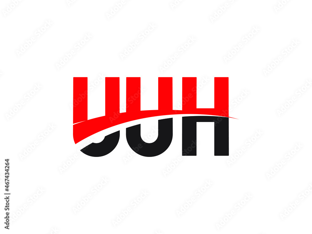 UUH Letter Initial Logo Design Vector Illustration UUH Letter Initial Logo Design Vector Illustration
